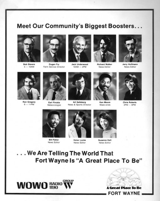  WOWO Air Staff from the 1970's Photo from http://historyofwowo.com/ 