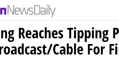 Streaming TV Reaches A Milestone